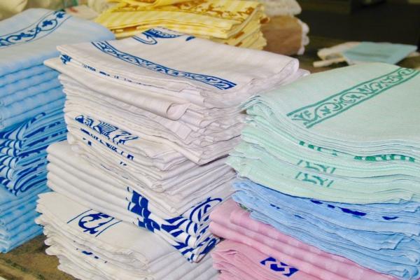 Traditional hand printed linens -Tele Romagnole